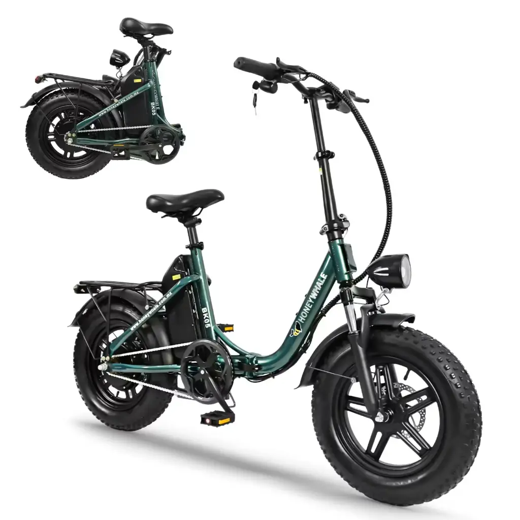 Honey Whale Bicicleta Eléctrica Bk05 Verde