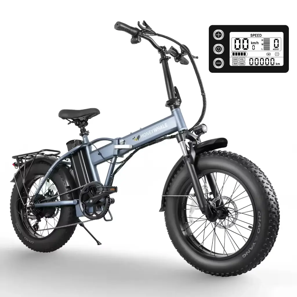 Honey Whale Bicicleta Eléctrica F6 Pro S Gris