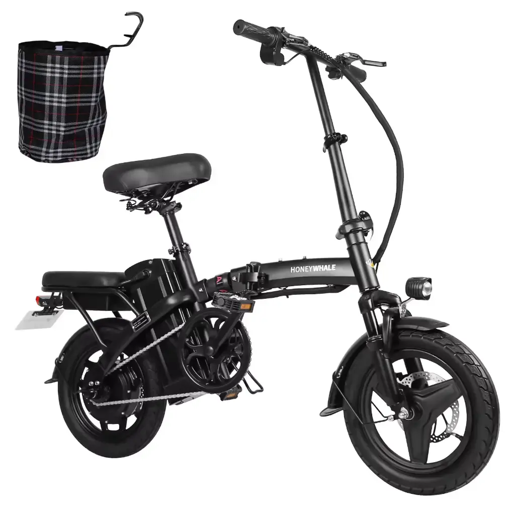 Honey Whale Bicicleta Eléctrica S6-S Negro