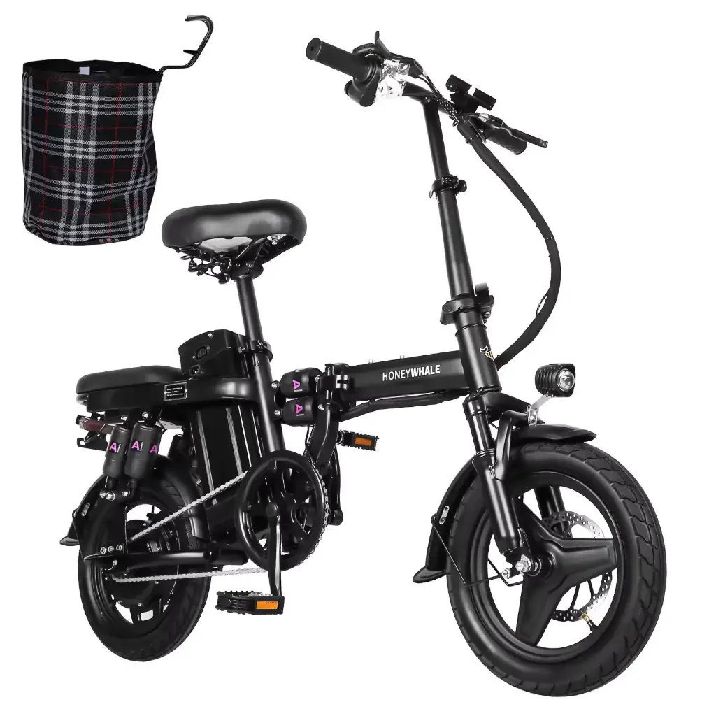 Honey Whale Bicicleta Eléctrica S6-Pro-S Negro