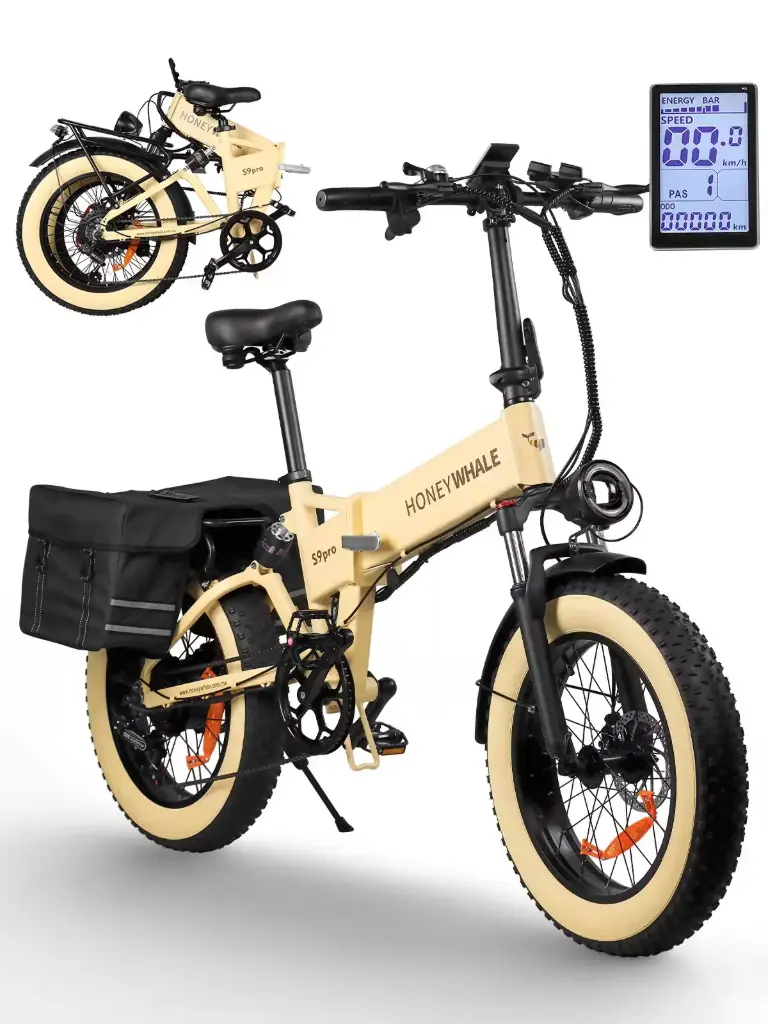 Honey Whale Bicicleta Eléctrica S9 Pro Amarillo