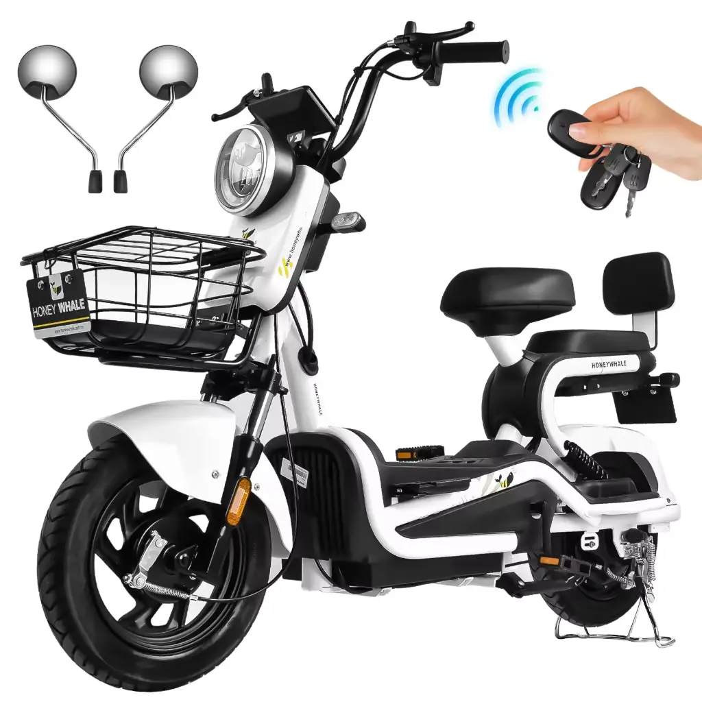 Honey Whale Motobici Eléctrica KC Blanco