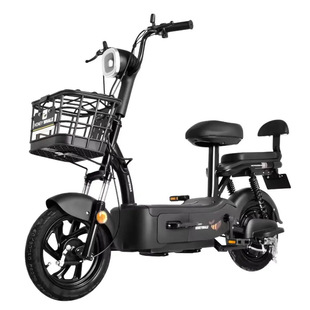 Honey Whale Motobici Eléctrica U1S Negro