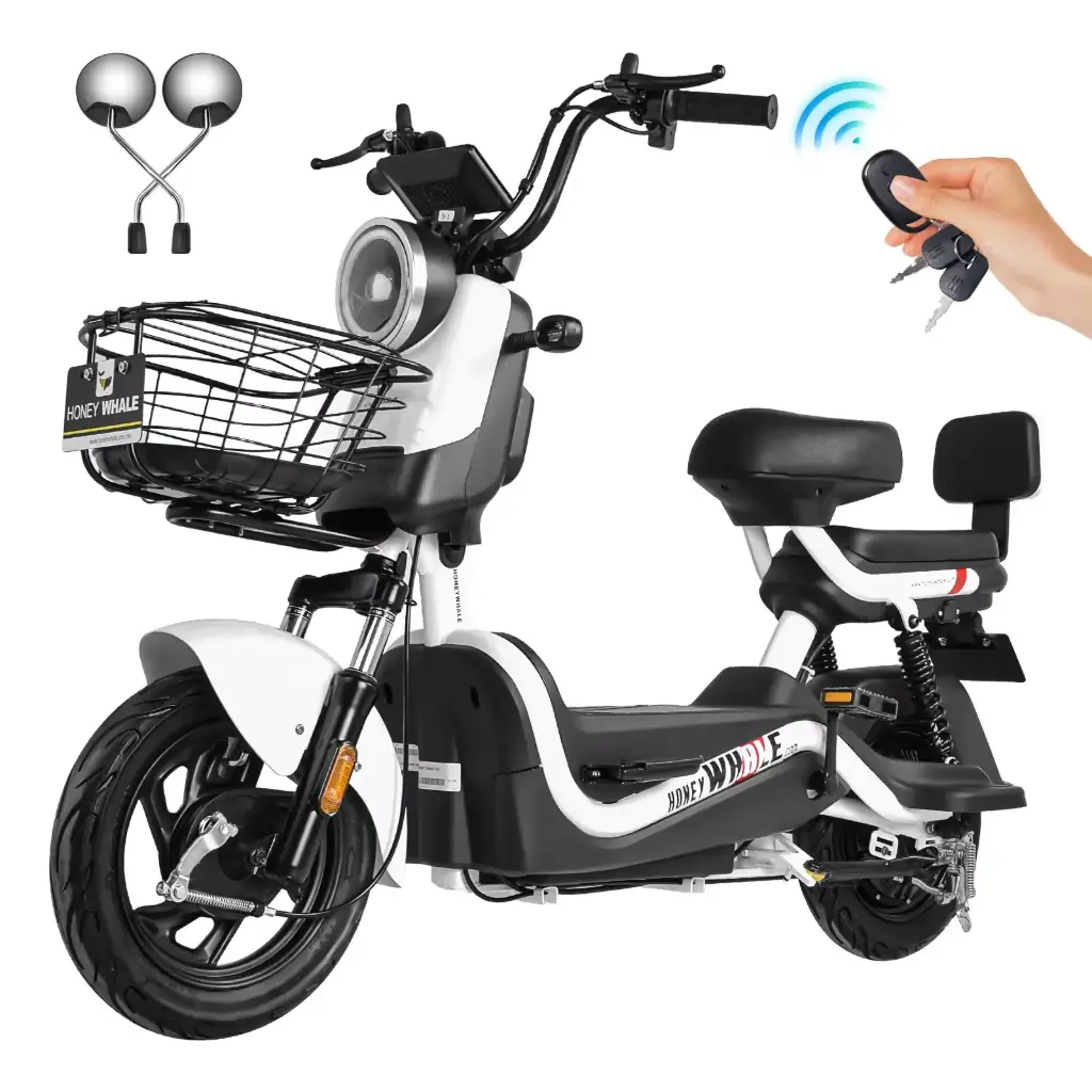 Honey Whale Motobici Eléctrica U3S Blanco