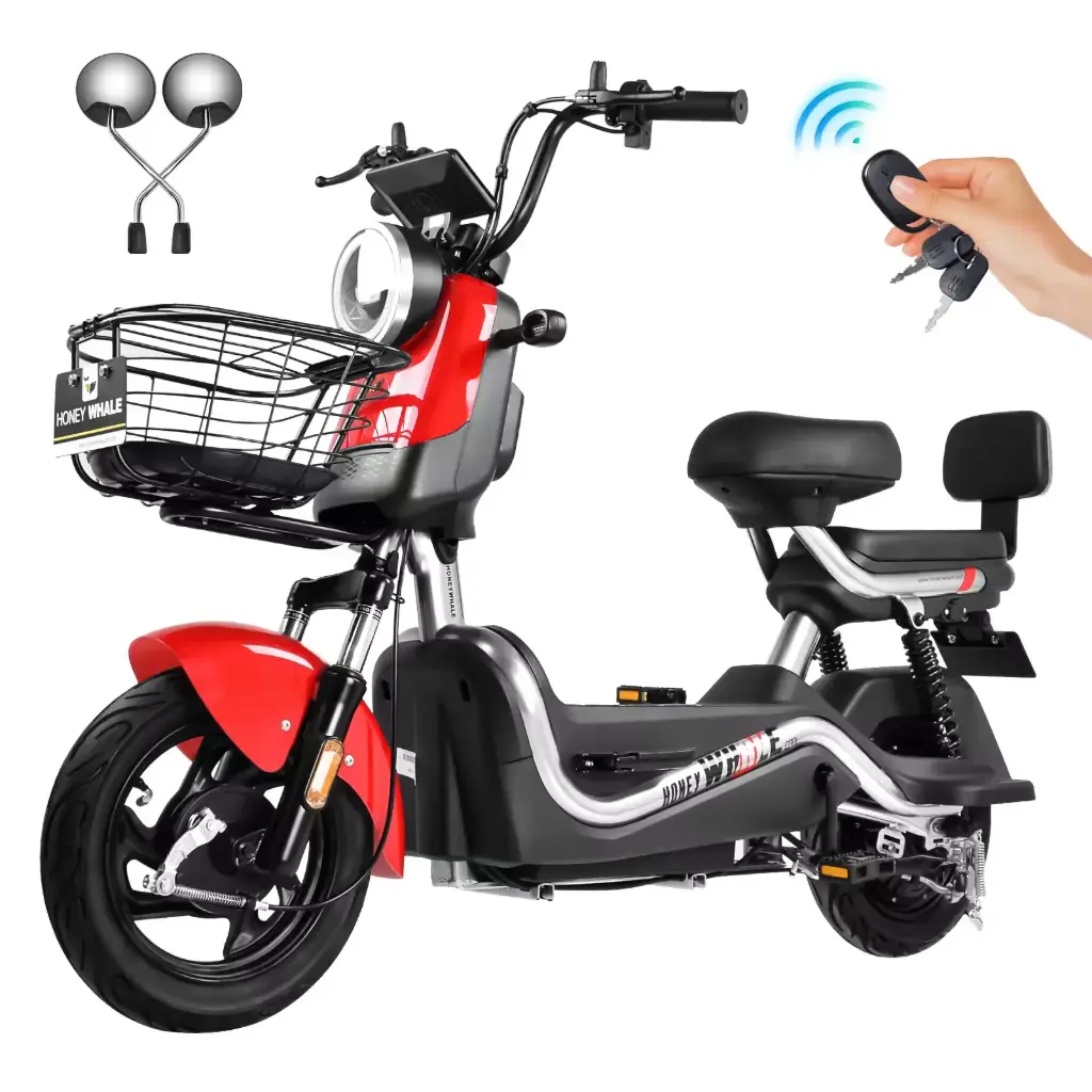 Honey Whale Motobici Eléctrica U3S Rojo