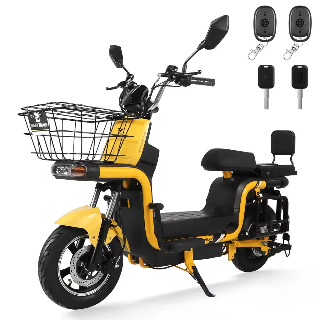 Honey Whale Motobici Eléctrica U7S Amarillo