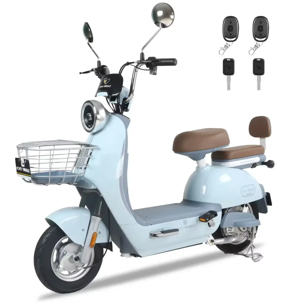 Honey Whale Motobici Eléctrica UNA Azul