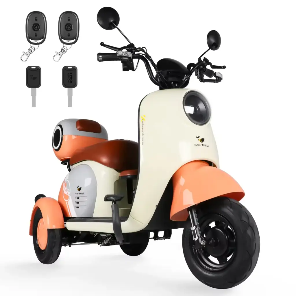 Honey Whale Motobici Eléctrica V1 Naranja