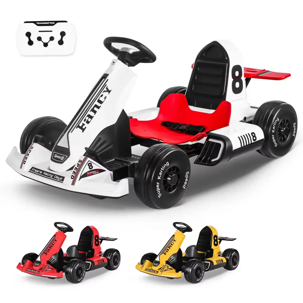 Honey Whale Montable Infantil Gokart BDQ 8 Blanco