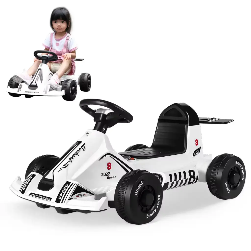 Honey Whale Montable Infantil Gokart BDQ 9 Blanco