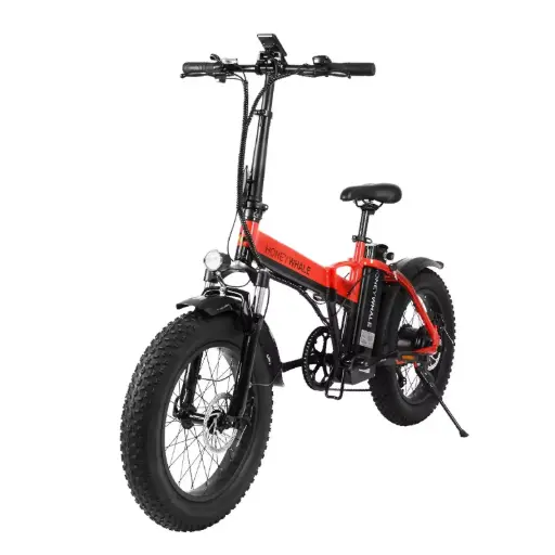 [HW-79815] Honey Whale Bicicleta Eléctrica F6 Pro Rojo con Negro