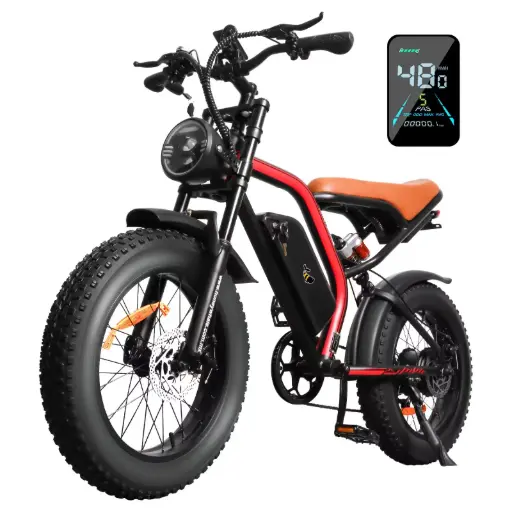 [HW-33246] Honey Whale Bicicleta Eléctrica K6 Rojo