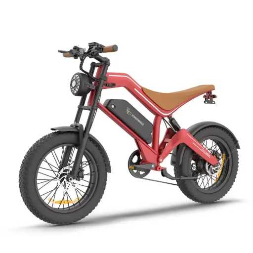 [HW-25477] Honey Whale Bicicleta Eléctrica K6 Pro Rojo