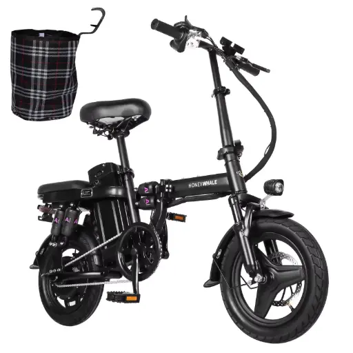 [HW-81858] Honey Whale Bicicleta Eléctrica S6-Pro-S Negro