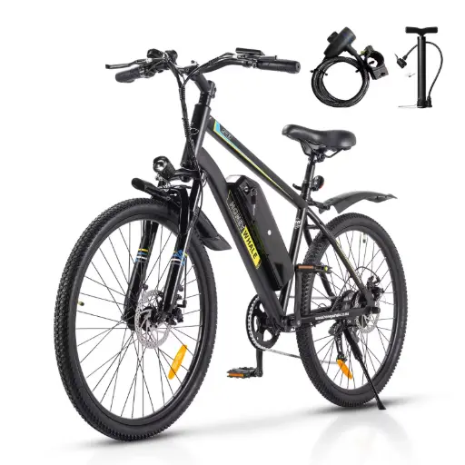 [HW-26682] Honey Whale Bicicleta Eléctrica S8 Negro