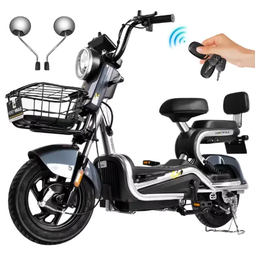 [HW-46744] Honey Whale Motobici Eléctrica KC Gris