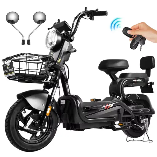 [HW-93769] Honey Whale Motobici Eléctrica KC Negro