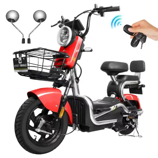 [HW-49635] Honey Whale Motobici Eléctrica KC Rojo