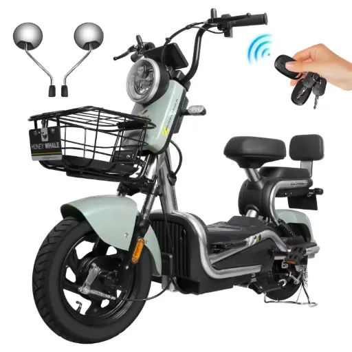 [HW-63982] Honey Whale Motobici Eléctrica KC Verde