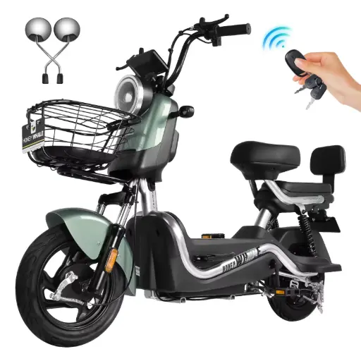 [HW-84422] Honey Whale Motobici Eléctrica U3S Verde