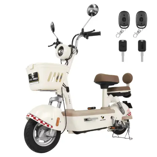 [HW-71287] Honey Whale Motobici Eléctrica U4S Blanco