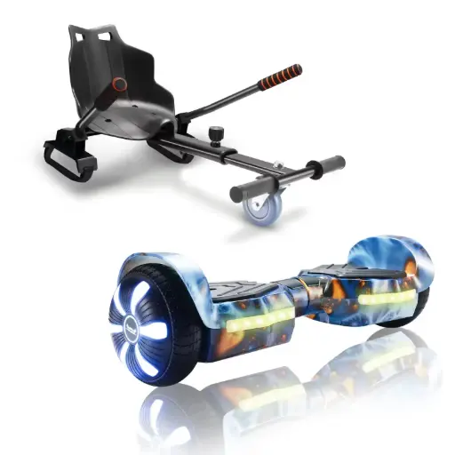 [HW-51767] Honey Whale Hoverboard K1 Max Azul Estrella