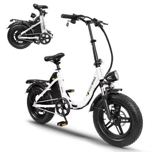 [HW-83871] Honey Whale Bicicleta Eléctrica Bk05 Blanco